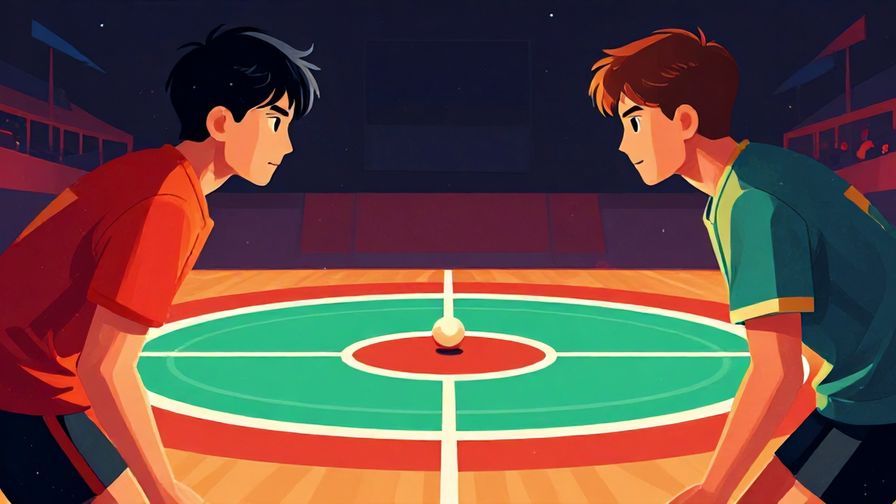 Illustration%20of%20two%20players%20facing%20off%20in%20a%20dramatic%20single%20round%20game%2C%20tense%20atmosphere%2C%20vibrant%20colors%2C%20illustrated%20style