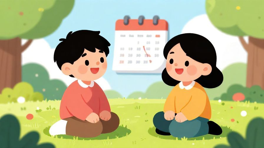 Illustration%20of%20two%20stylized%20characters%20smiling%20and%20chatting%20in%20a%20park%20with%20friendly%20expressions%20and%20a%20calendar%20illustration%20in%20the%20background%20blurred%20out%2C%20vibrant%20colors%2C%20illustrated%20style