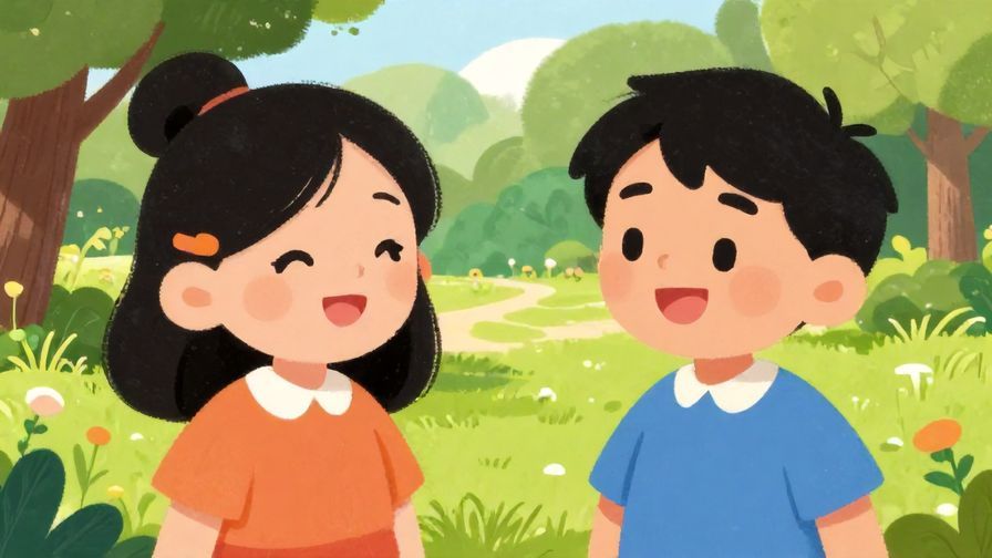 Illustration%20of%20two%20stylized%20characters%20smiling%20and%20chatting%20in%20a%20park%20with%20friendly%20expressions%2C%20detailed%20background%2C%20vibrant%20colors%2C%20illustrated%20style