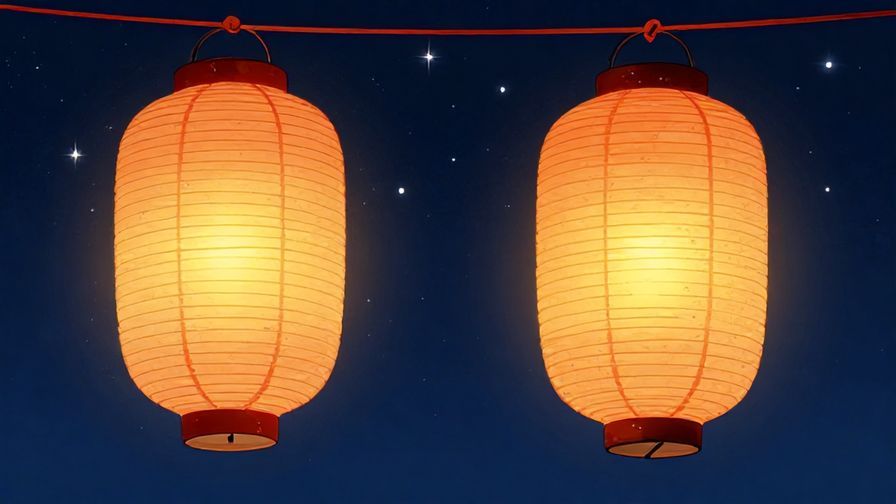 Illustration%20of%20two%20traditional%20Japanese%20paper%20lanterns%20connected%20by%20a%20delicate%20red%20string%2C%20under%20a%20starry%20night%20sky%2C%20vibrant%20colors%2C%20illustrated%20style